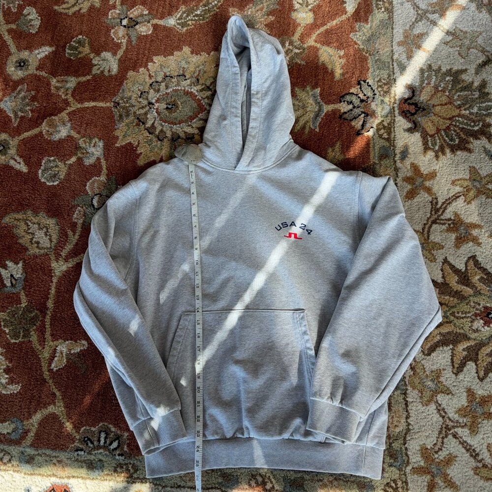 J. Lindberg USA Golf 2024 Hoodie (Ash Grey)